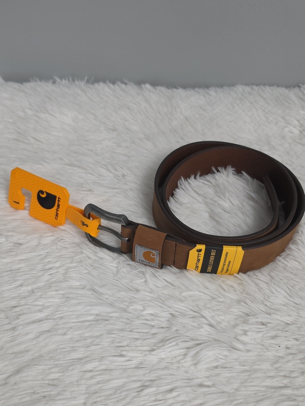 Carhartt Saddle Leather Belt,Brown, Size Large, NEW